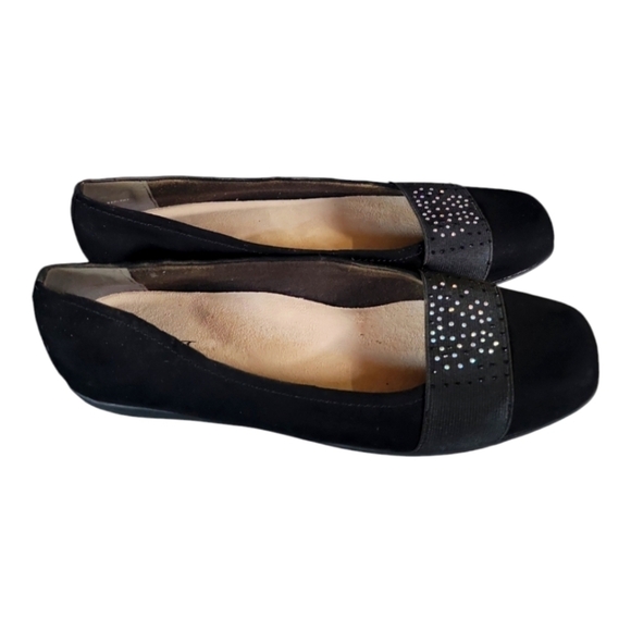 Trotters Samatha Sparkle Elastic Band Cushioned Footbed Arch Support Shoes 9 1/2 - Picture 6 of 7